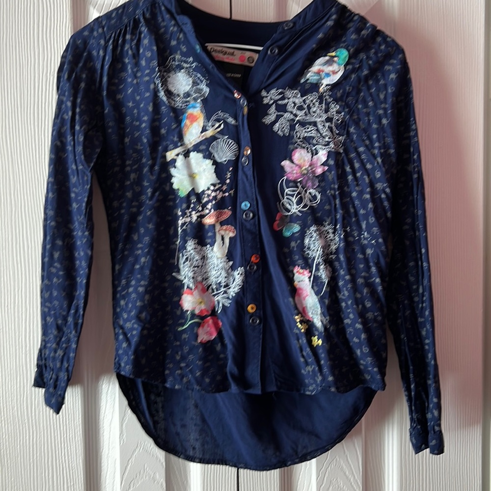 Desigual long sleeve blouse - size 7/8